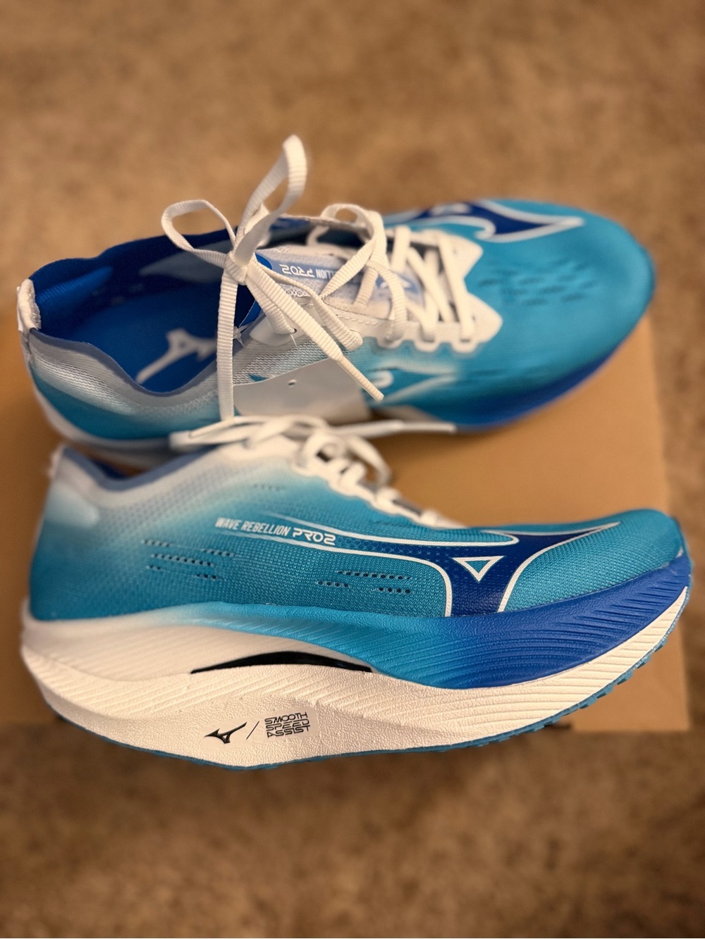 Mizuno Wave Rebellion Pro 2 - Blue/White